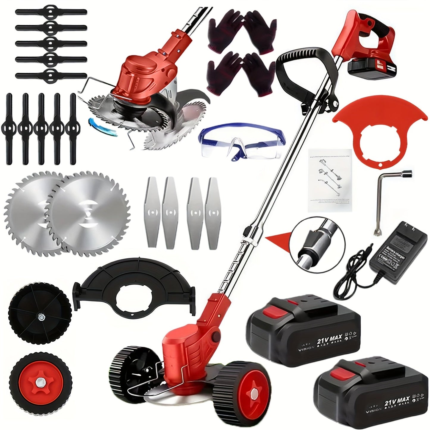 Cordless Lawn Mower & Weeder - Artifacts Attic