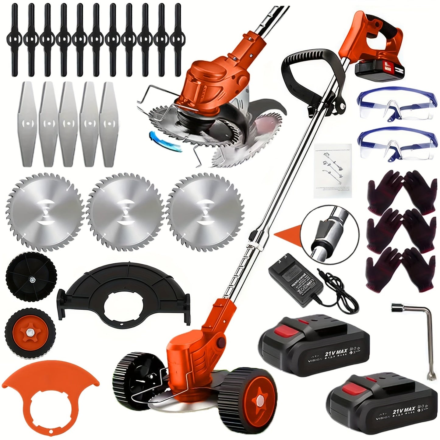 Cordless Lawn Mower & Weeder - Artifacts Attic