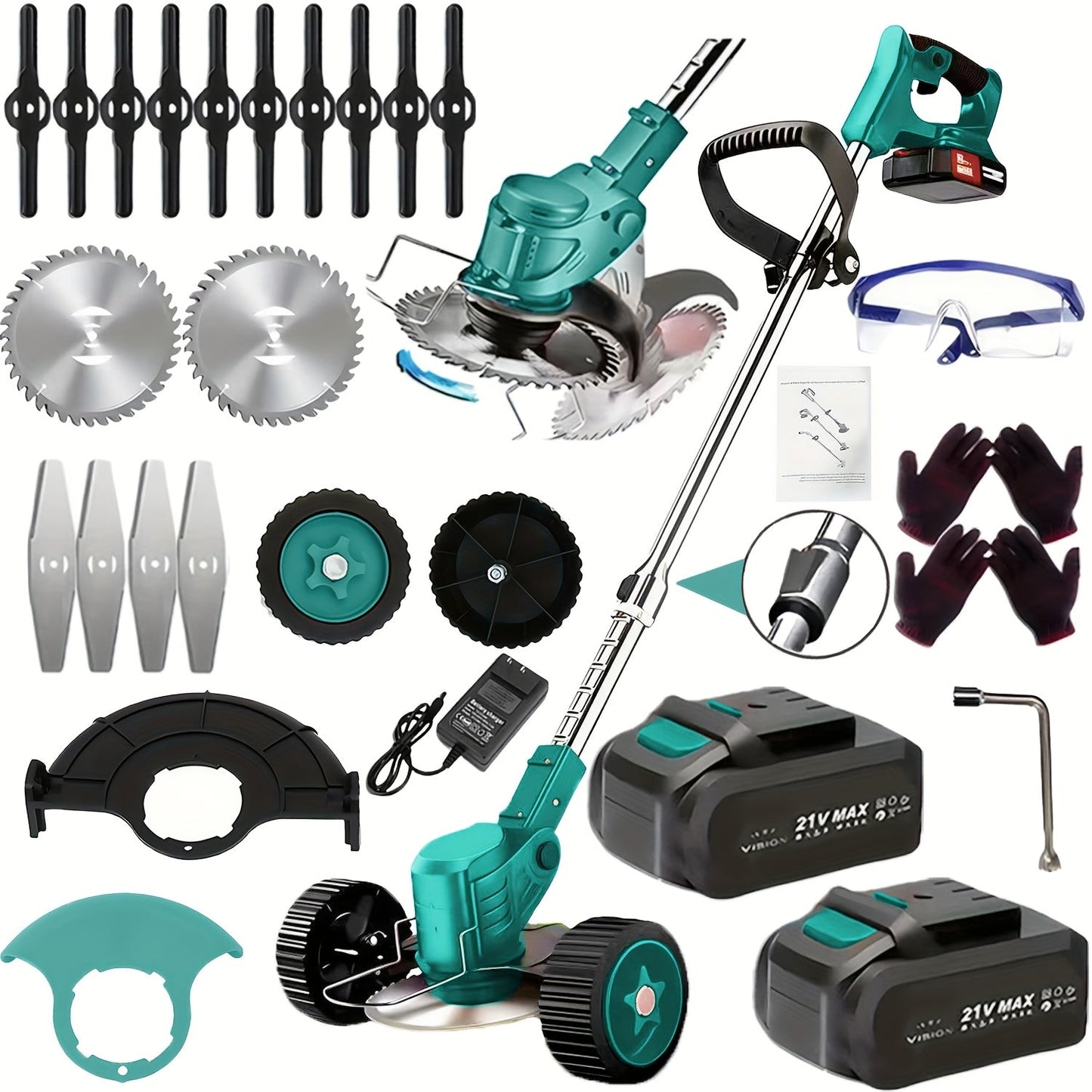 Cordless Lawn Mower & Weeder - Artifacts Attic