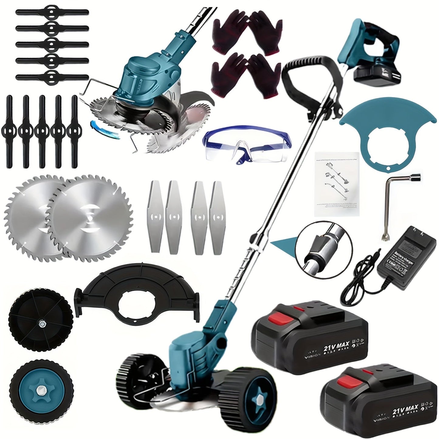 Cordless Lawn Mower & Weeder - Artifacts Attic