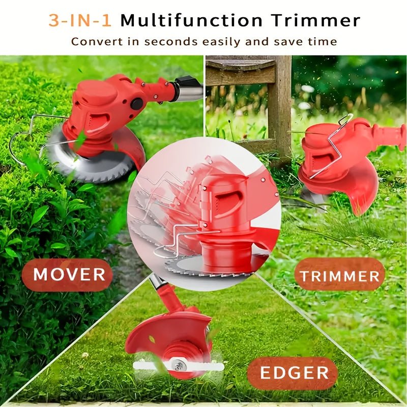 Cordless Lawn Mower & Weeder - Artifacts Attic
