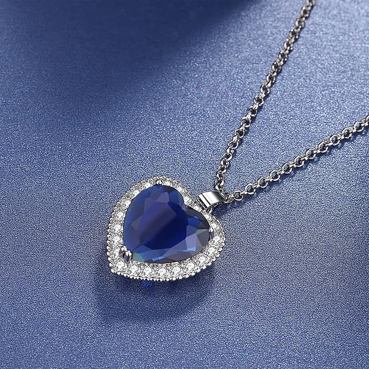 Blue Heart of the Ocean Titanic Pendant Necklace