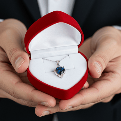 Blue Heart of the Ocean Titanic Pendant Necklace