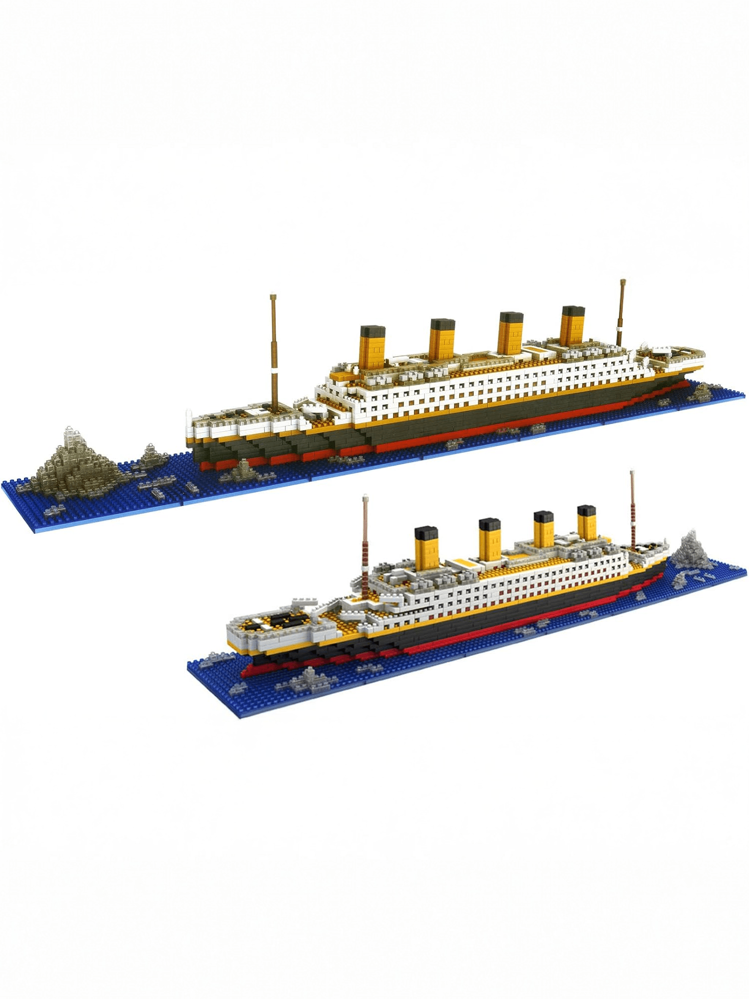 Historic Titanic Ship – Deluxe Model Building Blocks - Artifacts Attic