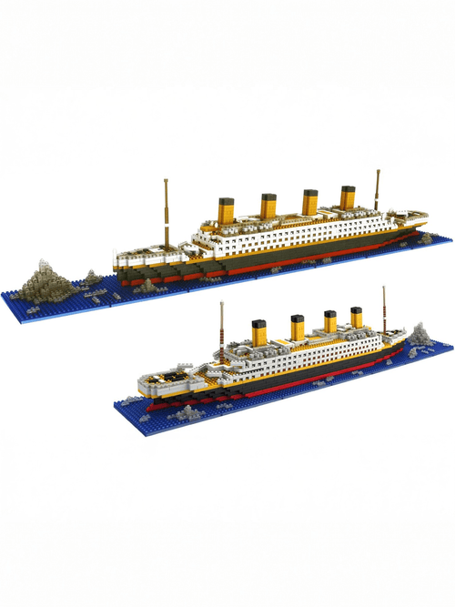 Historic Titanic Ship – Deluxe Model Building Blocks - Artifacts Attic